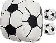 Abaodam 3pcs Portable Football Style Bean Bag Toss Game for Boy Girl Fun Outdoor Backyard Activity Safe and Easy to Carry for Boy Girl Sports and Juggling Play