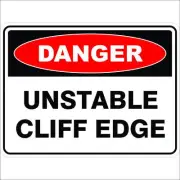 Unstable Cliff Edge | Danger Signs
