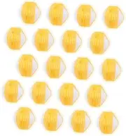 TEHAUX 20pcs Dryer Balls Laundry Reusable Washing Machine Hair Catcher Dryer Laundry Hair Catcher Dryer Lint Remover Remover Laundry Dog Hair Catcher for Washer Nylon Yellow