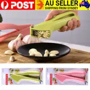 Stainless Steel Manual Garlic Press Slicer Crusher Mincer Kitchen Ginger Tool