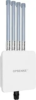 GP-AP1800AX Outdoor Waterproof WiFi Mesh Router, Long Range WiFi Access Point with 1800Mbps WAN/LAN Ports, PoE, Dual Band 2.4GHz/5.8GHz, 4 High-gain Antenna