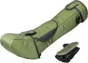Jlobnyiun Telescopic Case, Spotting Scope Case - Telescopic Bag, Telescopic Carry Bag, Portable Spotting Scope Bag, Shock-Absorbing Telescopic Carry Bag, Portable Spotting Scope Bag, 100 mm calibre
