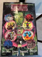 Razorline Promo Poster Marvel Comics 1993 34 X 22 Unused Clive Barker Art Promo