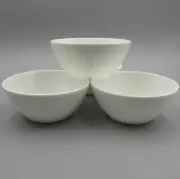 Mikasa Bone China JENNA White Fruit / Dessert Bowls - Set of Four - New
