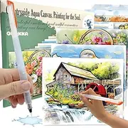 QUOKKA Alzheimers Products for Elderly - Activities for People with Dementia - 10PACK Water Painting Dementia Activities for Seniors - Farm Memories - Crafts for Seniors