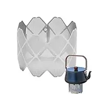Camp Stove Wind Blocker,Folding Stainless Steel Stove Windshield - Windproof Camping Accessories Portable Wind Blocker for Backpacking