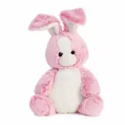 New Aurora Pink Sherbet Plush Soft Cuddly Bunny Rabbit Stuffed Animal Toy