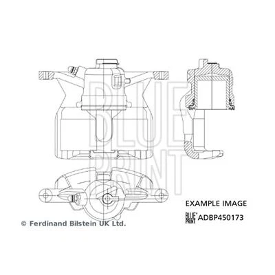 Rear Right Brake Caliper BluePrint for ix35 Sportage Tucson ADBP450173 Top Quali