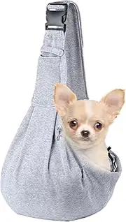 Dog Sling Carrier - Dog Carrier Mesh Shoulder Bag | Portable Dog Carrier Foldable Pet Bag Cat Sling Hiking Camping Climbing Outdoor Dog Carrier Bag Dog Sling Carrier Mesh Shoulder Bag | Portable Dog