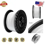 High-Performance White PLA Filament 1.75mm - 5kg Cardboard Spool for 3D Printing
