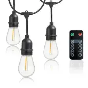 Newhouse Lighting Outdoor 48 ft. Plug-In S14 Edison Bulb LED String Light