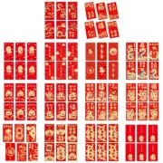 Pack of 6 Redness Envelopes with 2025 Theme Snake Year Money Packets Decorations