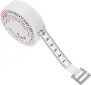 KOMBIUDA Body Measuring Tape 1.5m Retractable Tape for and Bmi Calculation Ideal for Fitness and Health Tracking