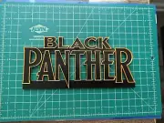 Black Panther 3D printed title logo sign display wall mount shelf display Marvel