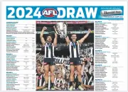 2024 AFL FOOTBALL MATCHES FIXTURE TEAMS,PIES,CATS, DOGS, CROWS, POWER,BLUES,SAIN