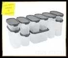 10pce Anko BPA Free Airtight Pantry Storage Set Food Containers Kitchen Canister