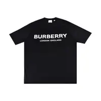 在飛比找蝦皮商城優惠-BURBERRY HORSEFERRY 字母LOGO印花純棉