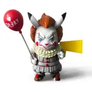 Stephen King's It Pennywise Cosplay Pikachu Action Figure Toys Halloween Gift
