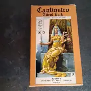 Cagliostro Tarot Deck Red Back Complete 78 Cards Instructions & Box 1981 SEALED