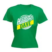 Alcohol In Case Of Accident Or Drunkenness Dave - Funny Novelty Womens T-Shirt T Shirt Tshirt