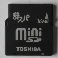 在飛比找蝦皮購物優惠-TOSHIBA東芝 16MB Mini SD 存儲卡