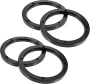 Anneome 2 Pairs Auto Speaker Adapter Rings Durable Speaker Spacer Washers for Car Audio Installation Extra Depth Easy to Install Practical Sound Upgrade