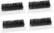 Minkissy Convenient Nail Cleaning Brush 4 Pack Abs Nail Scrub Set for Hand Washing Portable Easy to Store
