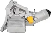 Auto Parts Aluminium Engine Oil Cooler Filter Housing With Gasket,Compatible with F22 F23 F30 F31 F34 G01 G30 11428596283 11428586673