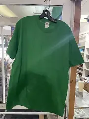 4-Large Green AAA Alstyle Mens Plain Short Sleeve T-Shirt Casual T Shirt 1301