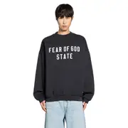 [FEAR OF GOD] Felpa girocollo in pile anni '90 Black