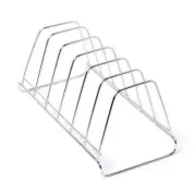 Stainless Steel Plate Stand For Home & Kitchen 6 Sections k508
