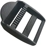 30 Pcs 1 (25mm) Plastic Tension Locks Triglide for Belt Backpack Camping Bag Belt Suitcase (Black)