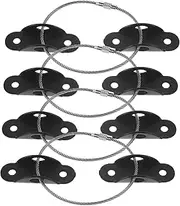 GLSTOY 4 Sets Proofing Furniture Anchors Wall Straps for Bookcase and Cabinet Easy Install Tip Straps for Dresser Wardrobe Heavy Furniture Safety