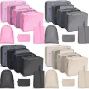 7 Set Packing Cubes Travel Cubes for Suitcases Lightweight Luggage Packing Orginzers for Travel Acessories
