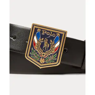 美國代購 Polo Ralph Lauren Braided Calfskin Belt 商務 休閒款皮帶 小牛皮