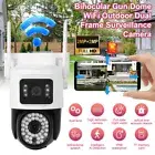 4MP PTZ WiFi Security Camera Dual Lens AI Detection Auto Tracks CCTV Home IP Cam