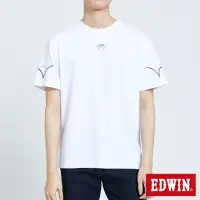 在飛比找momo購物網優惠-【EDWIN】男裝 溫變LOGO短袖T恤(白色)