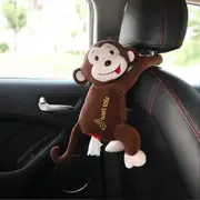 Monkey Tissue Holder, Car Tissue Box, Napkin Box Paper Storage Case,Hanging Monkey Tissue Holder Napkin Box,Animal Tissue Paper Holder Case For Car Ho