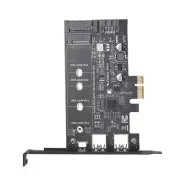 PCI-E to USB 3.0 PCI Express Card Incl.1 USB C and 2 USB A Ports, M.2 NVME1494
