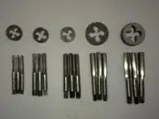 TAP DIE SET BSF TPI THREAD - 1/4",5/16",3/8",7/16",1/2"