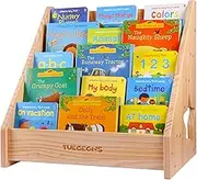TUEGEGNS Montessori Bookshelf,Toddler Bookshelf for Kids,Organize Your Little One's Reading Adventure with Our Kids Bookshelf - Perfect for Kids!(Wood)