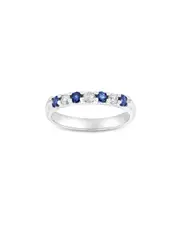 Diana M. Fine Jewelry 14K 0.35 ct. tw. Diamond & Sapphire Ring