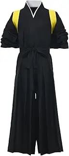 [Mavikim] Japanese Samurai Hakama Uniform Traditional Aikido Kendo Martial Arts Anime Costume