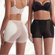 "Women's Hip Lifter Shapewear Hip Pad Enhancement Panties Shaping Boxer Shorts Tummy Pants Tummy Waist Pants" f54 Black XL