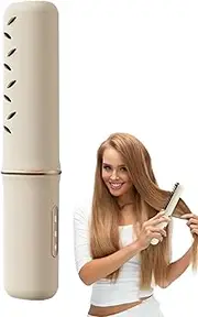 Travel Hair Straightener, Women Hair Straightener, Ionic Hair Brush, Cordless Hairs Brush, Portable Straightening Brush, Heated Straightening Brushes for Women with Ionic Technology