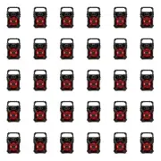 30 Bluetooth Speaker Mini Portable AUX SD/TF FM Radio Indoor Outdoor Party Light