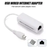 Micro USB to Ethernet RJ45 Network LAN Adapter Smartphone Tablet Mobile Pho C5P7