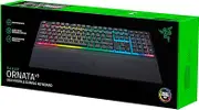 Razer Ornata V3 Flat Mecha Membrane Keyboard with Razer Chroma RGB (Flat Keys, Razer Mecha Membrane Switches, Magnetic Soft Touch Wrist Rest) IT Layout | Black