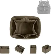 DGAZ Silk Purse Organizer Insert Fits For 22A/22C/23C/24P Chanel Duma Bags,Silky Smooth Bag Organizer(22A/22C/23C/24P Small,Etoupe grey)