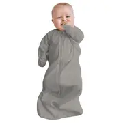 Baby Studio Infant Soft All-In-One Swaddlebag Warm GRY Breathable Bamboo 0.5 Tog